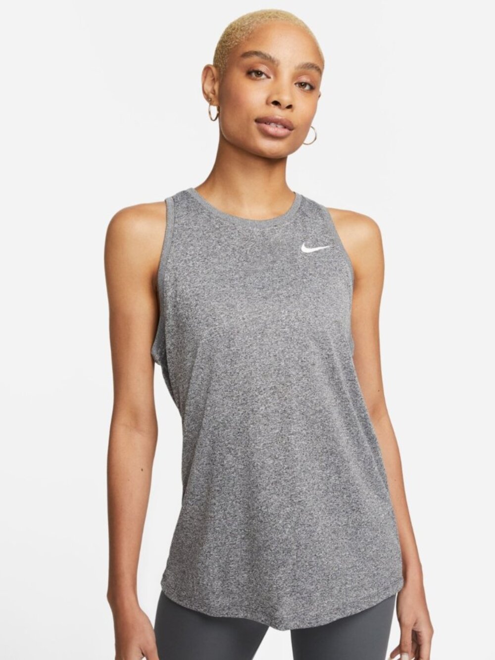 Nike Women's Dri-FIT Training Tank - Gray - Women's XXL Tall - NWT